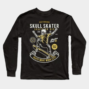 Skull Skater Long Sleeve T-Shirt